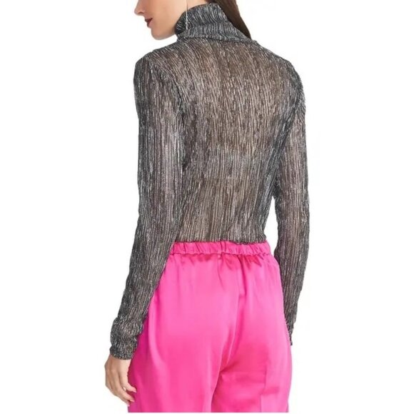 Rachel Rachel Roy Val Metallic Turtleneck Top - Picture 2 of 7
